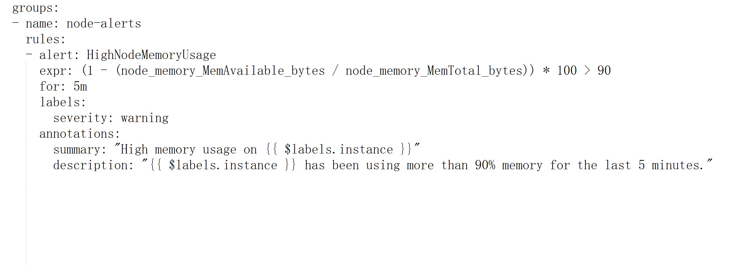 利用Prometheus Operator创建和应用自定义告警规则